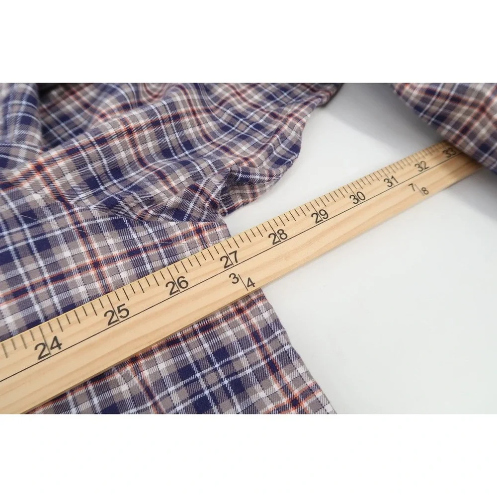 UNTUCKit Shirt‎ Mens XXXL Button Up Wrinkle Free Marchesi Plaid Flannel Size 3XL
